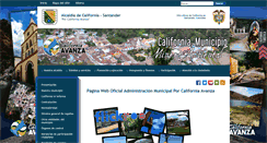 Desktop Screenshot of california-santander.gov.co